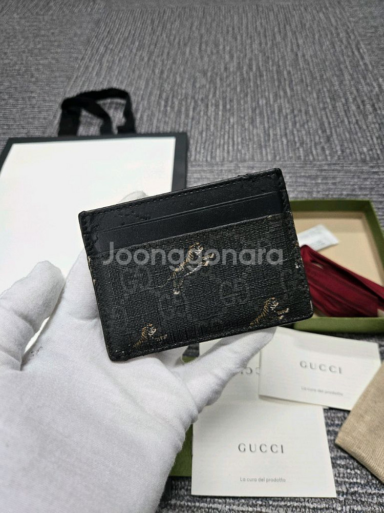 [A급][정품]구찌 점핑타이거 카드지갑--0