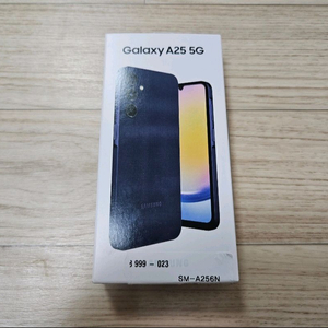 갤럭시A25 블랙 128GB 미개봉(새제품) 정상해지