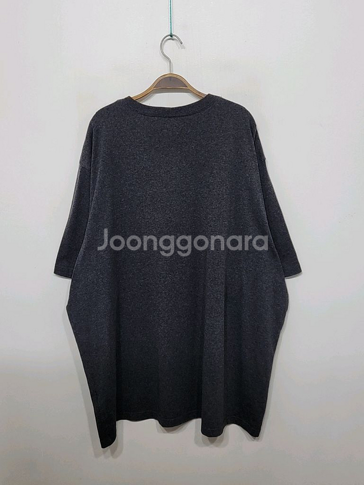 칼하트 포켓 반팔티 차콜 빅사이즈 티셔츠 루즈핏--5