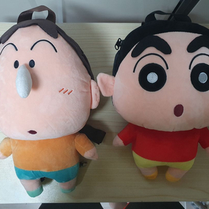 (새제품) 짱구&맹구 인형가방 (백팩)