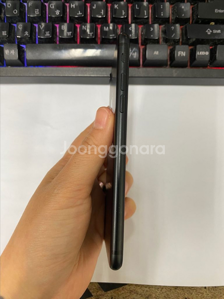 아이폰7 매트블랙 액정SS급 128G 배터리100%--4