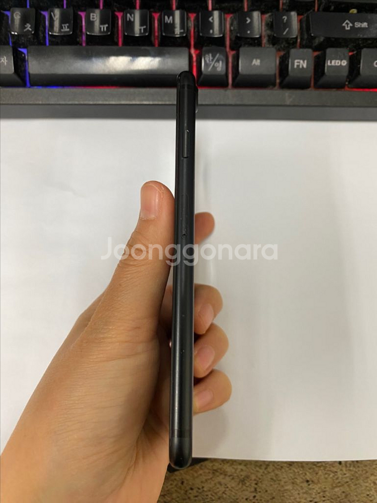 아이폰7 매트블랙 액정SS급 128G 배터리100%--6