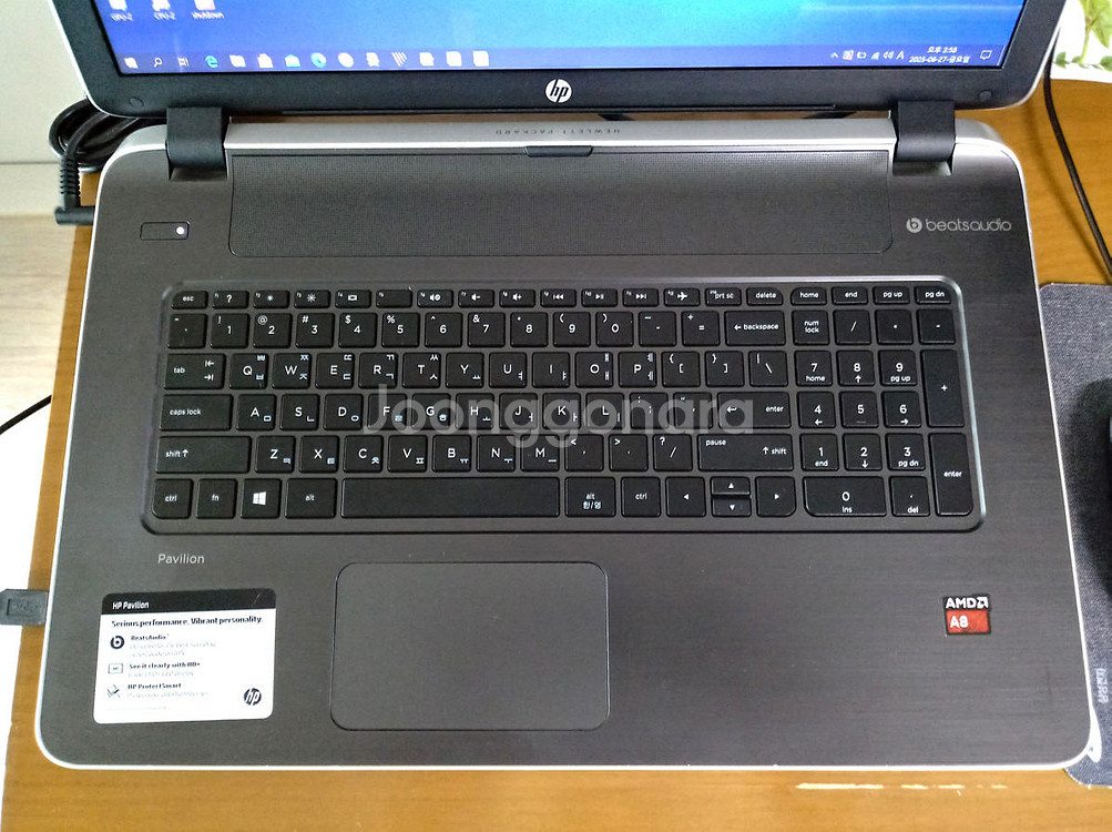 Hp Pavilion17-f037cl노트북(택포)--2