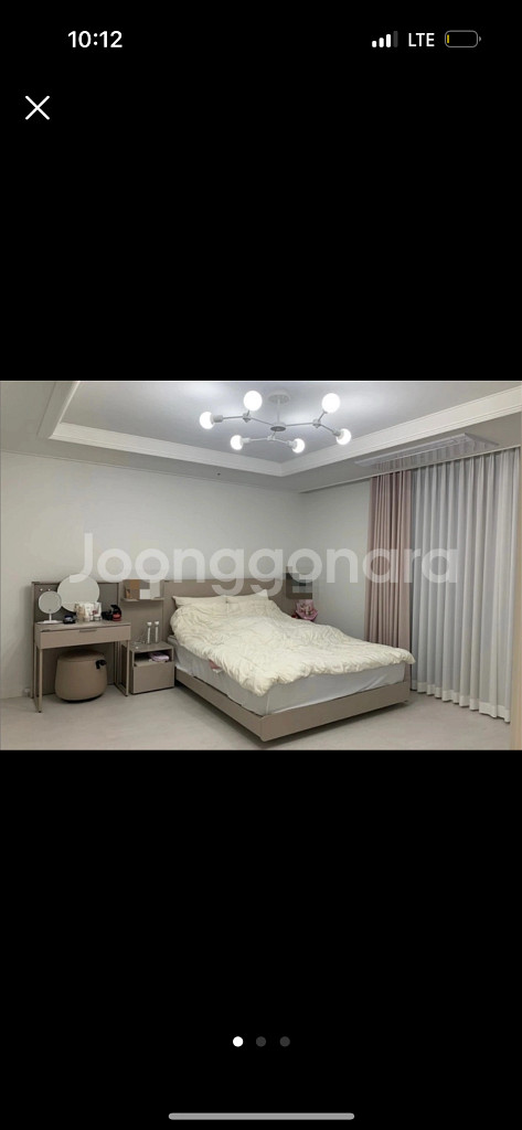 한샘 침대 화장대 세트 프레임+lg빔프로젝터거치대--0