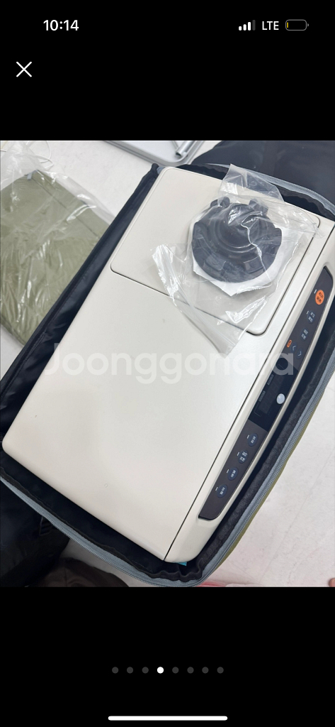 캠핑 파세코 팬히터 (베이지 희귀템못구함) 1회사용--2