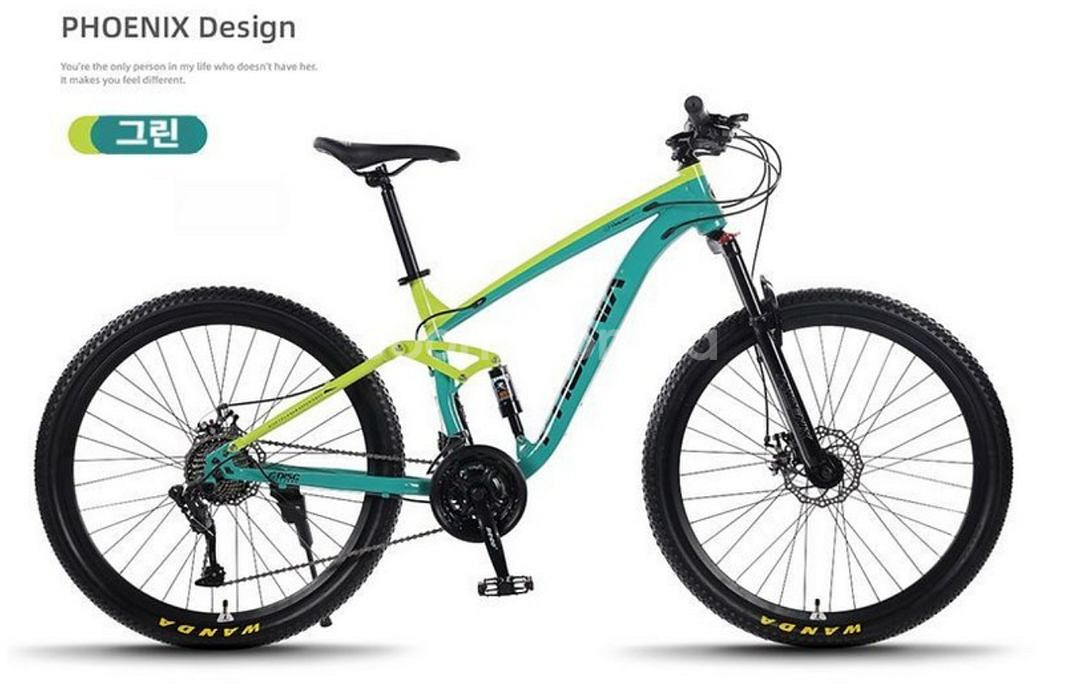 피닉스 MTB 자전거 앞뒤 서스펜션--0