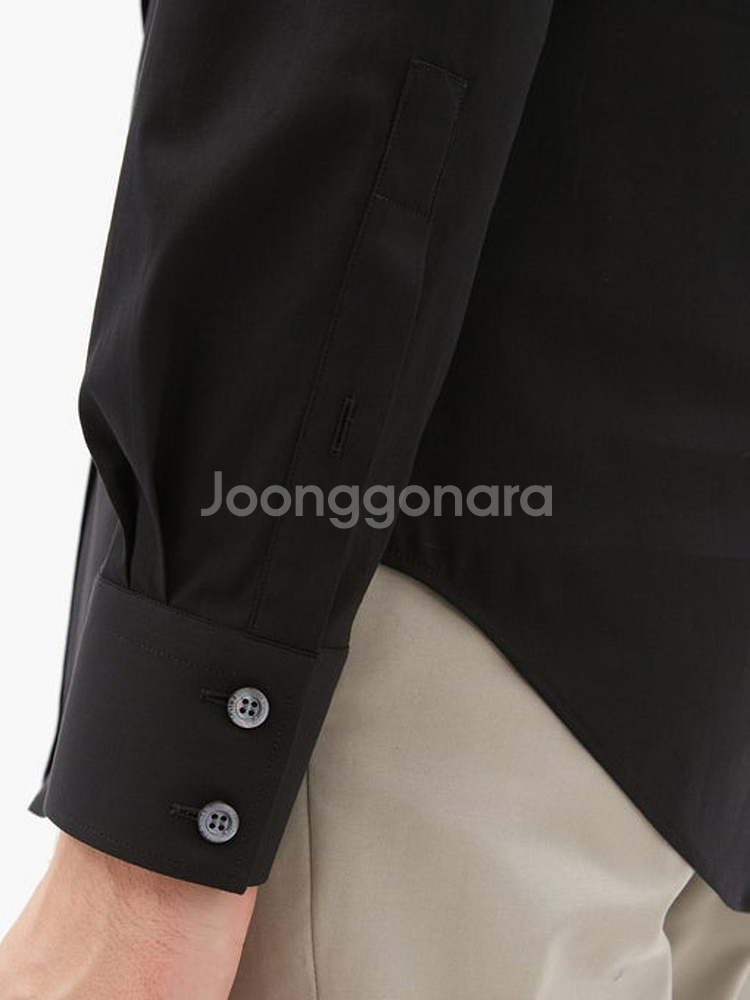 루나에비뉴7 알렉산더 맥퀸 블랙 하네스 포플린셔츠 정품--7