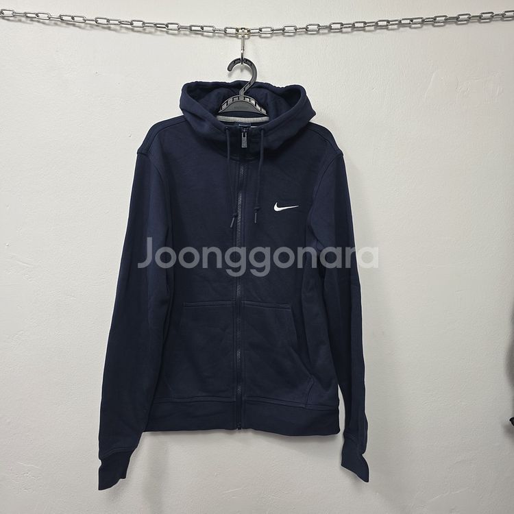 [NIKE] 남성 베이직 기모 후드집업 M--0