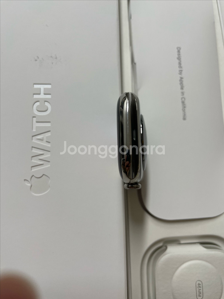 애플워치10티타늄 46mm 내추럴 애플케어+--6