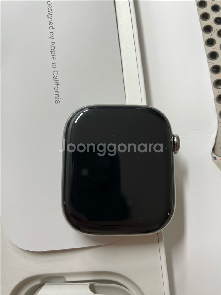 애플워치10티타늄 46mm 내추럴 애플케어+--1