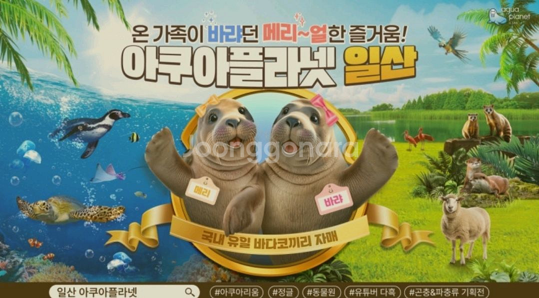 [2인권] 일산 아쿠아플라넷 입장권--0