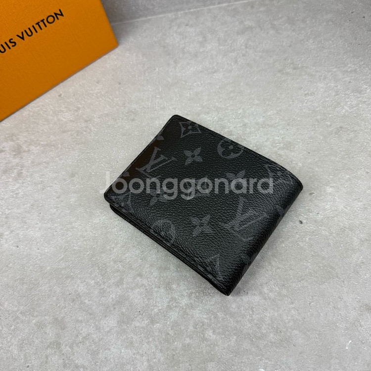 [정품]루이비통 모노그램 이클립스 멀티플 월릿 반지갑--2