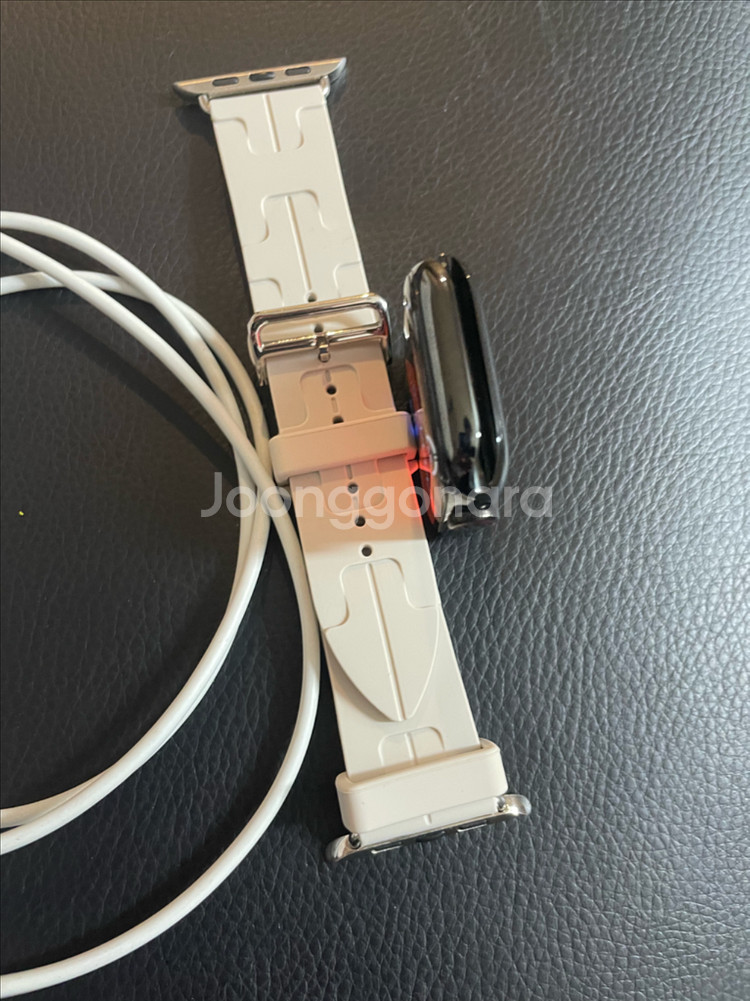 애플워치9에르메스 45mm 누아 SSS급--6