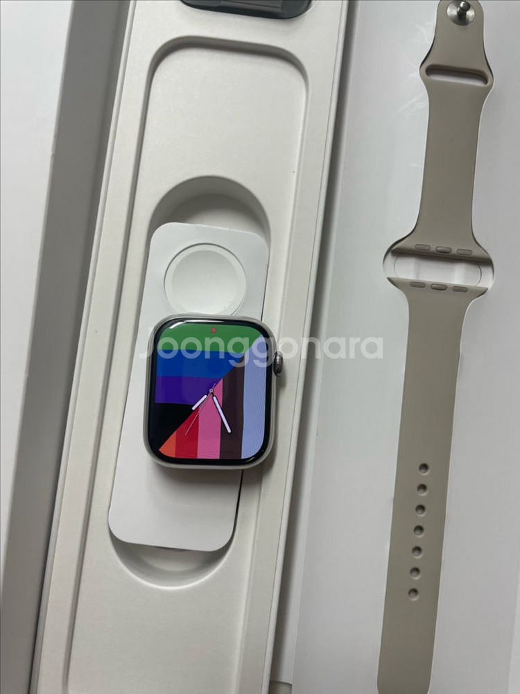 애플워치7스테인리스 45mm SS급--0