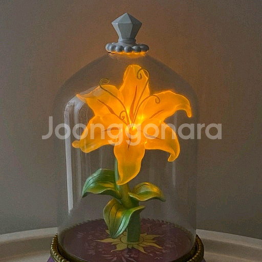 공식 디즈니 라푼젤 마법의 꽃 무드등 LED 판매--1