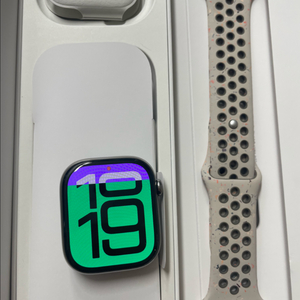 애플워치10티타늄 내추럴 46mm 애플케어+