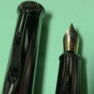 우드 만년필 Genius iridium닙