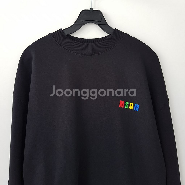 MSGM 검정맨투맨--1