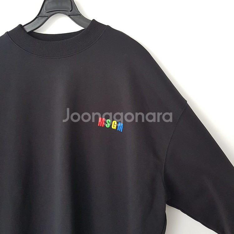 MSGM 검정맨투맨--2