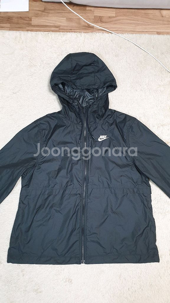 [여성M] 정품 나이키 후드 바람막이점퍼 완전새것 무배--2