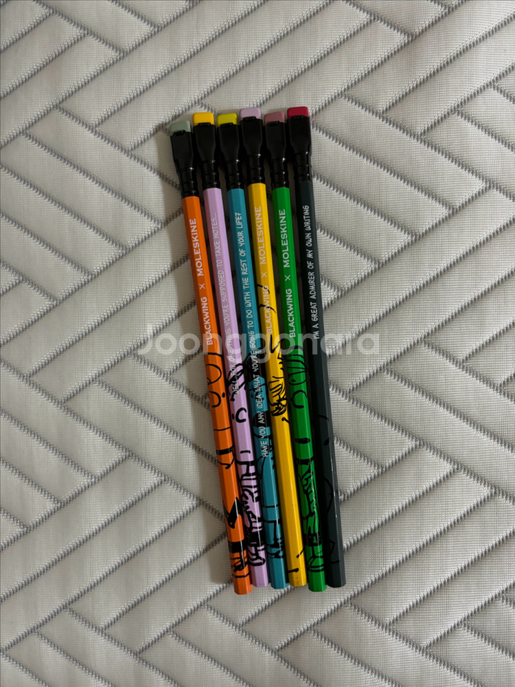 blackwing 블랙윙 몰스킨 한정판 스누피 6개--0