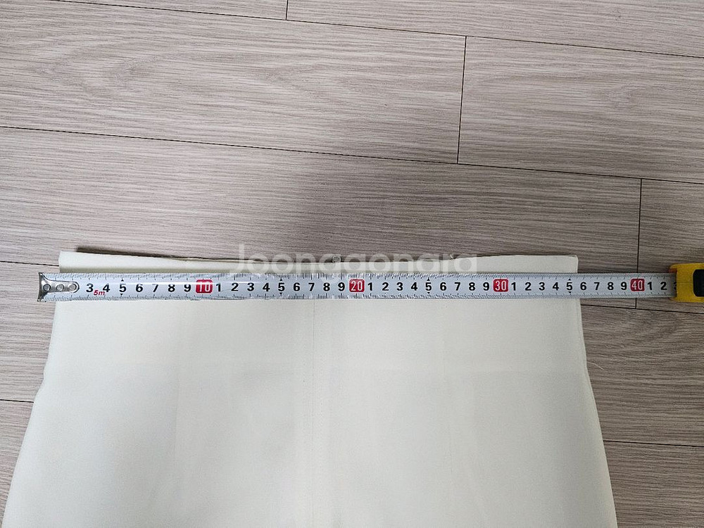 (새상품)화이트 H라인 스커트 M--2