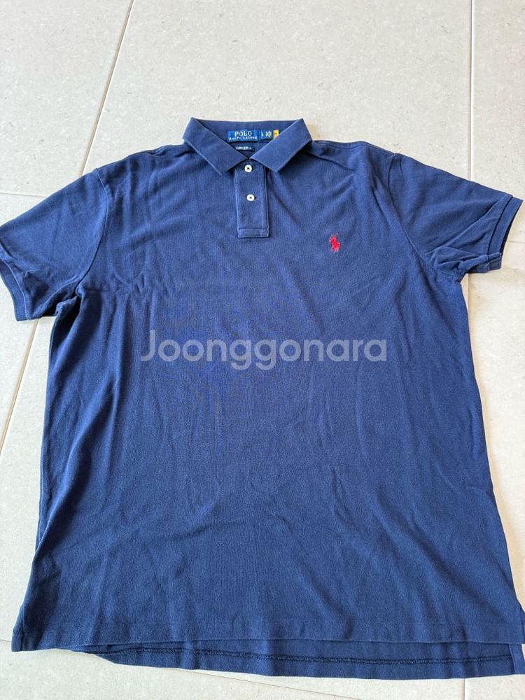폴로 랄프로렌 반팔 카라티 커스텀슬림 L사이즈--0