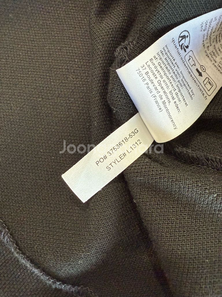 라코스테 긴팔 카라티 클래식핏 L사이즈--4