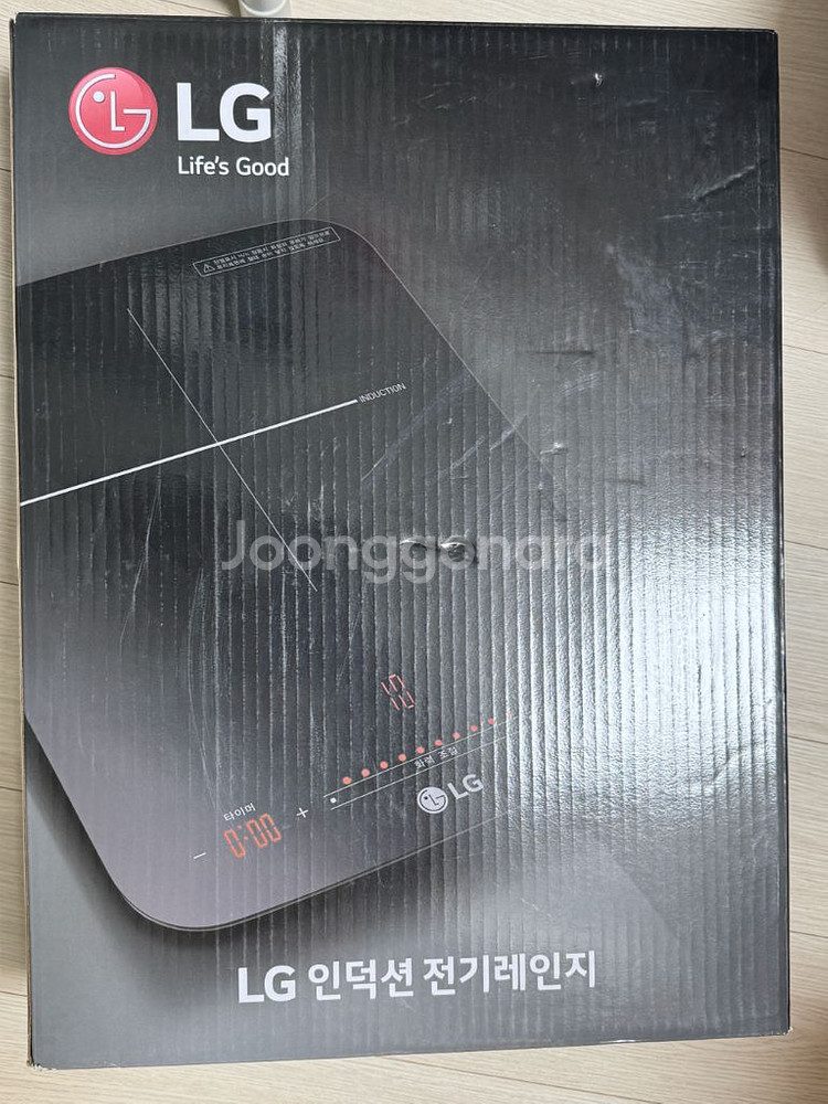 [새상품]LG 인덕션 전기레인지 HEI1V8(실버)--0