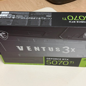 RTX 5070ti 벤투스