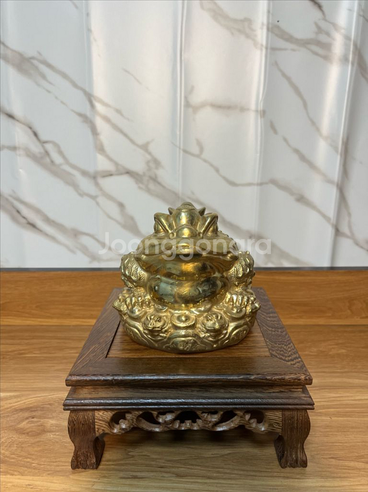 황동 삼족두꺼비--3