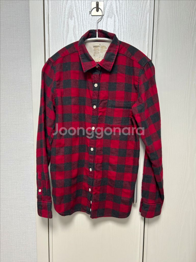 빨간 체크 남방--0