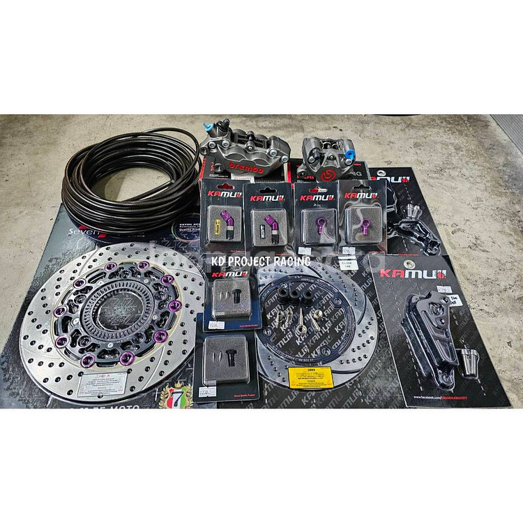 PCX 브렘보 4POT + 2POT 브레이크셋트--0