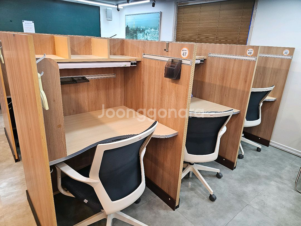 한샘퍼시스 독서실책상--0
