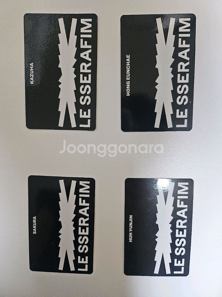 르세라핌 팬클럽 1 포카 일괄판매--1