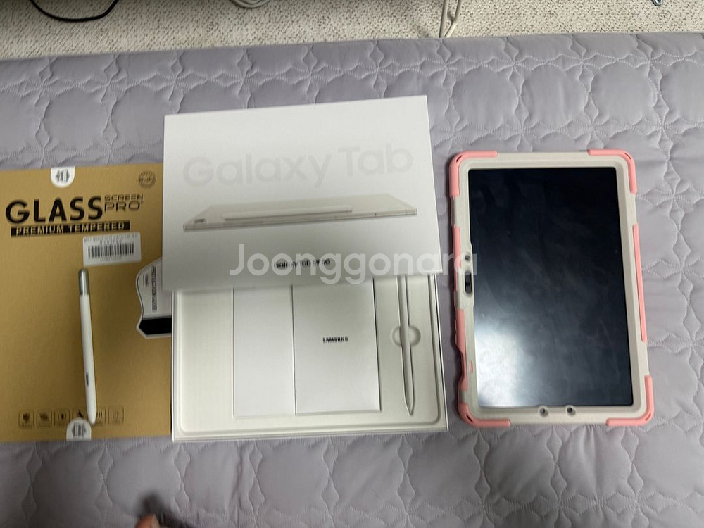 갤럭시탭 S9 5g모델 128g 베이지 색상 판매--0