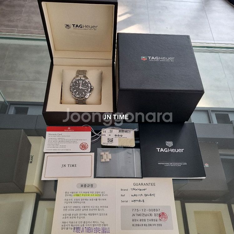 태그호이어 포뮬러1 알람 41mm WAZ111A--8