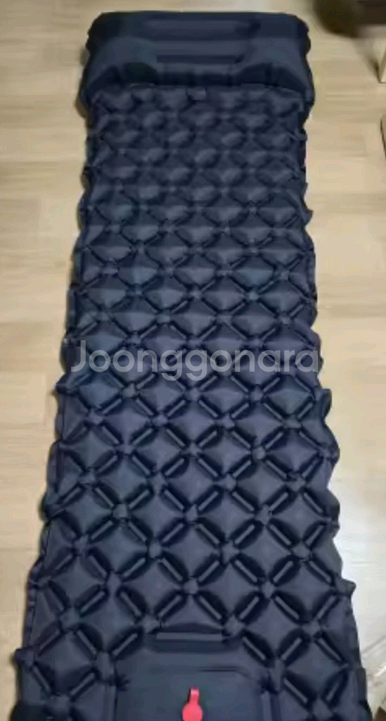 1인 백패킹, 캠핑용 펌프 내장 에어매트(새상품)-5c--6