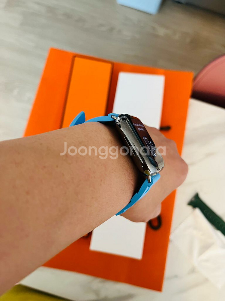 (리퍼)애플워치7 41mm 스뎅+ 에르메스 킬림41mm--6