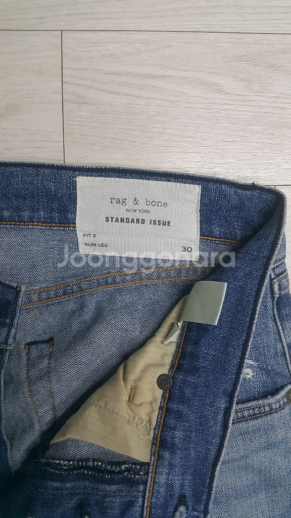 랙앤본 정품(사방스판) 여름청바지 30~31인치 해외판--6