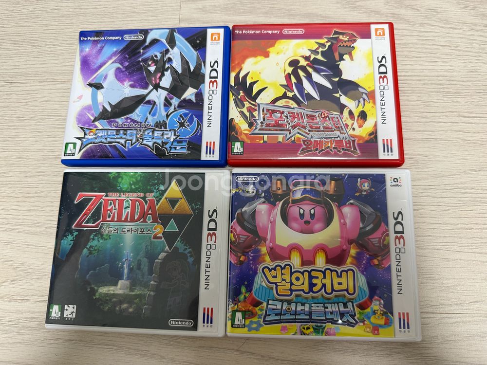 닌텐도 new 3ds xl + 칩 4개 (상태 좋음)--4