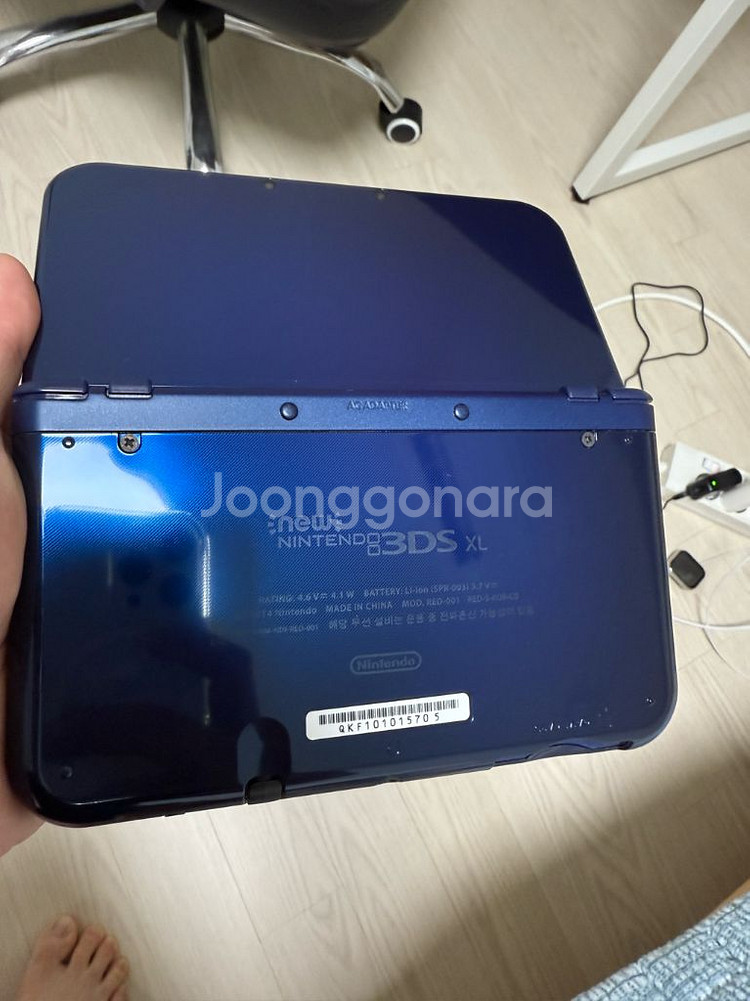 닌텐도 new 3ds xl + 칩 4개 (상태 좋음)--1