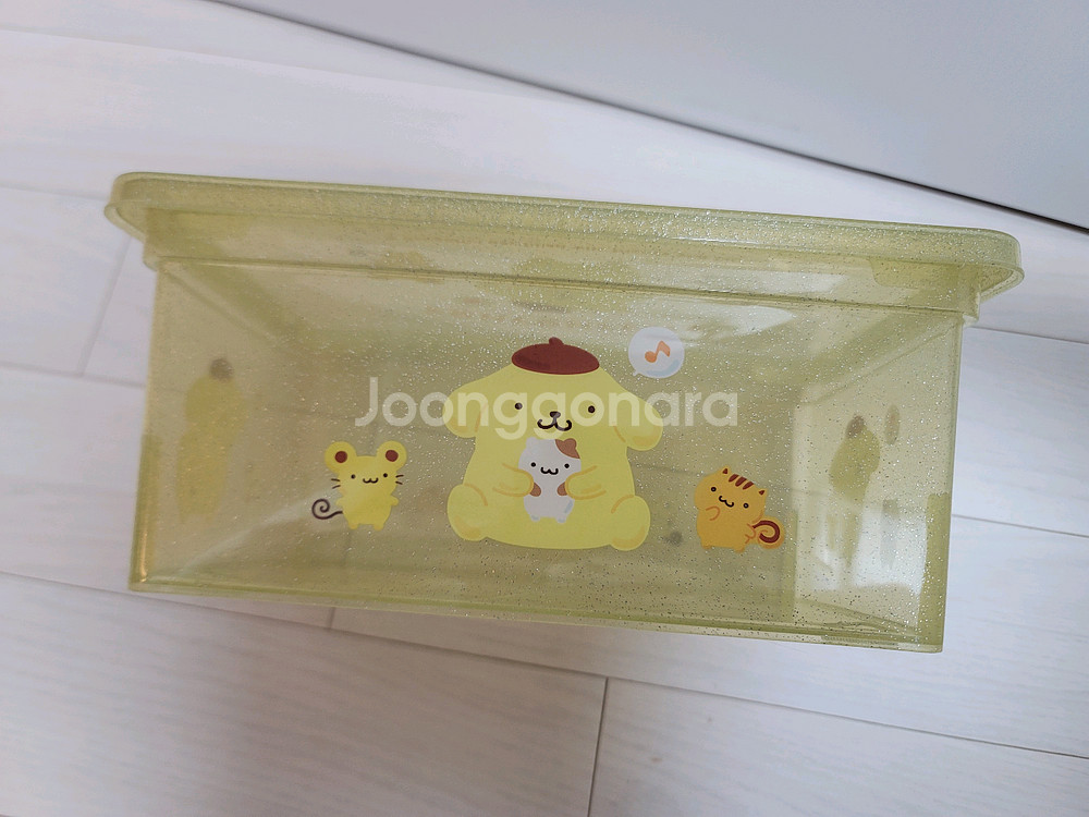 폼폼푸린 펄 수납박스 컨테이너박스 산리오 정품 새상품--1