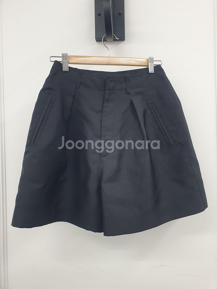 프루 벌룬 핀턱 하프 팬츠--1