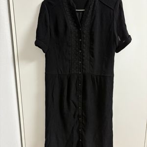 해지스 블랙 반팔원피스