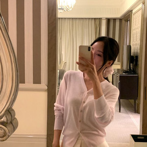 어라운드율 뉴썸머 에떼 가디건 (핑크)