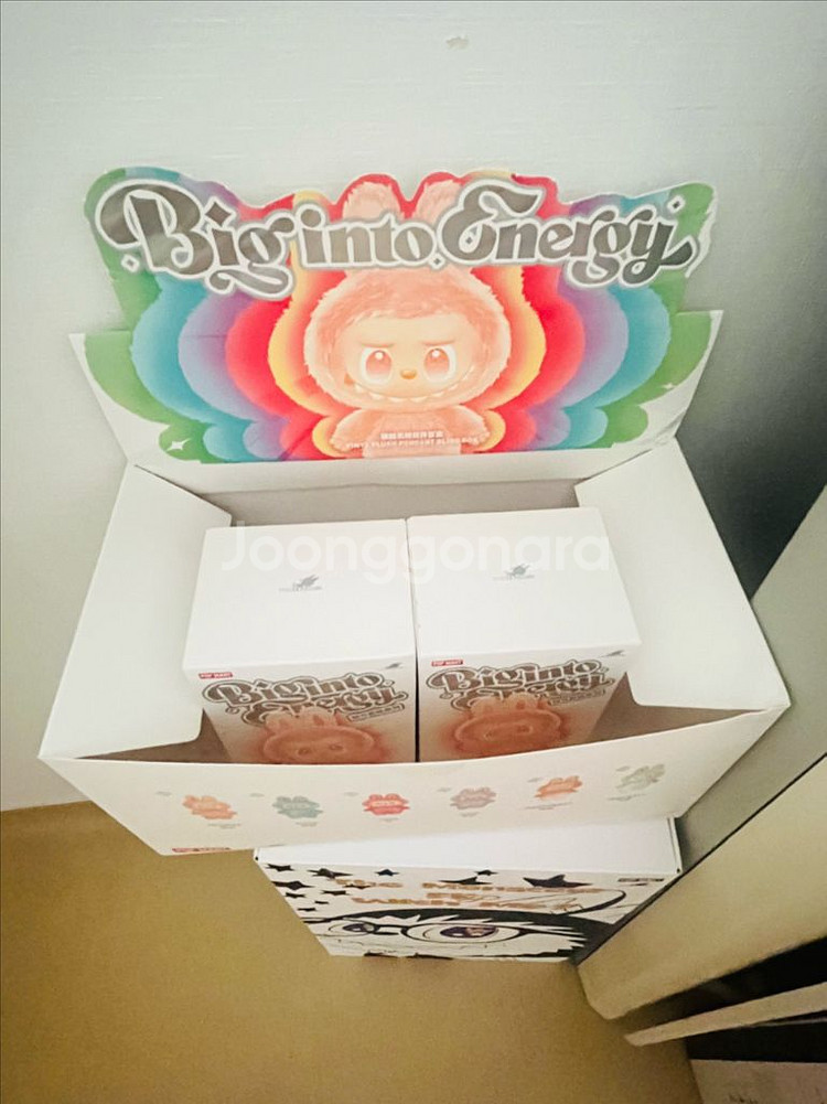 마지막 1개 정품 라부부 카드확인 비닐 미개봉 팝마트--2