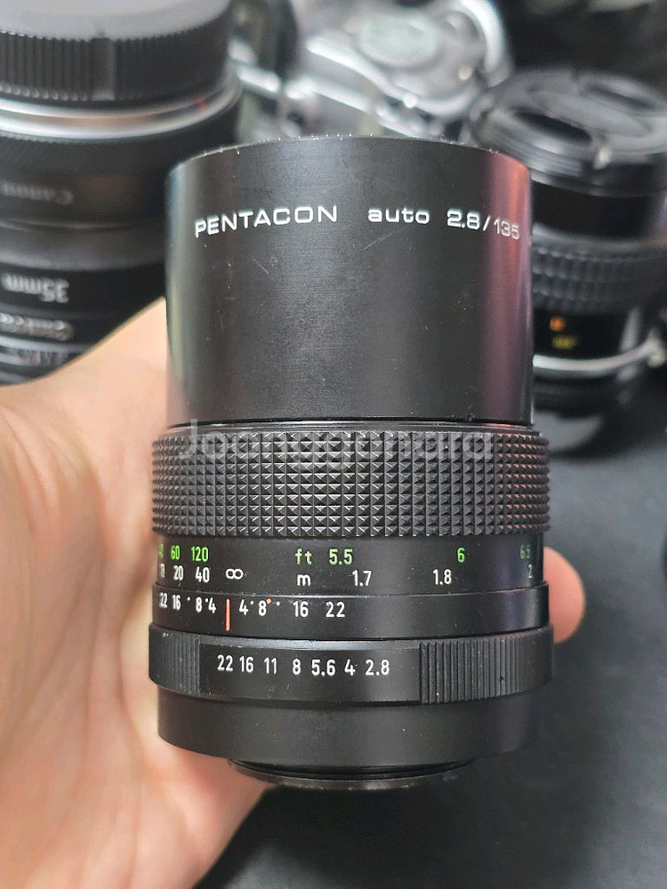 펜타콘 135mm 2.8 망원렌즈 부품용--0