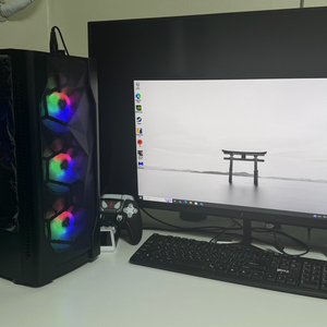 게이밍 컴퓨터 본체+120hz 24인치 모니터 팝니다