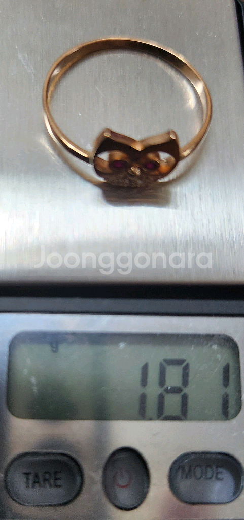 14k 부엉이 금반지 판매해요--1